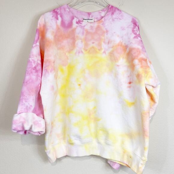 Custom Tie Dyed Sweatshirt | Sz Large - Picture 1 of 7